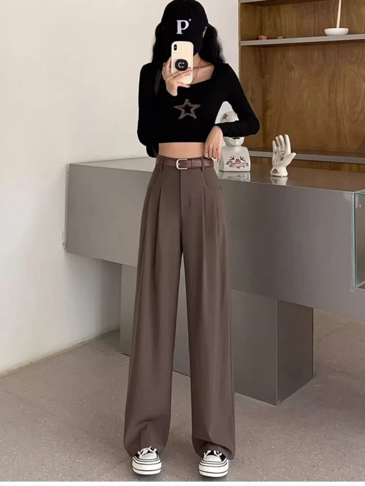 High Waist Wide Leg Pants